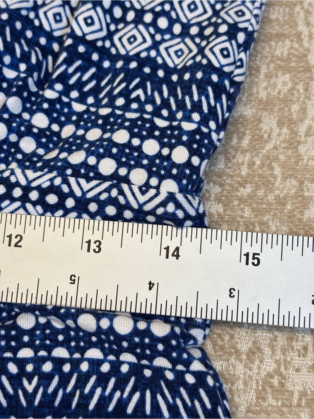 Tommy Bahama Navy & White Diamond Print Tank - Picture 6 of 9
